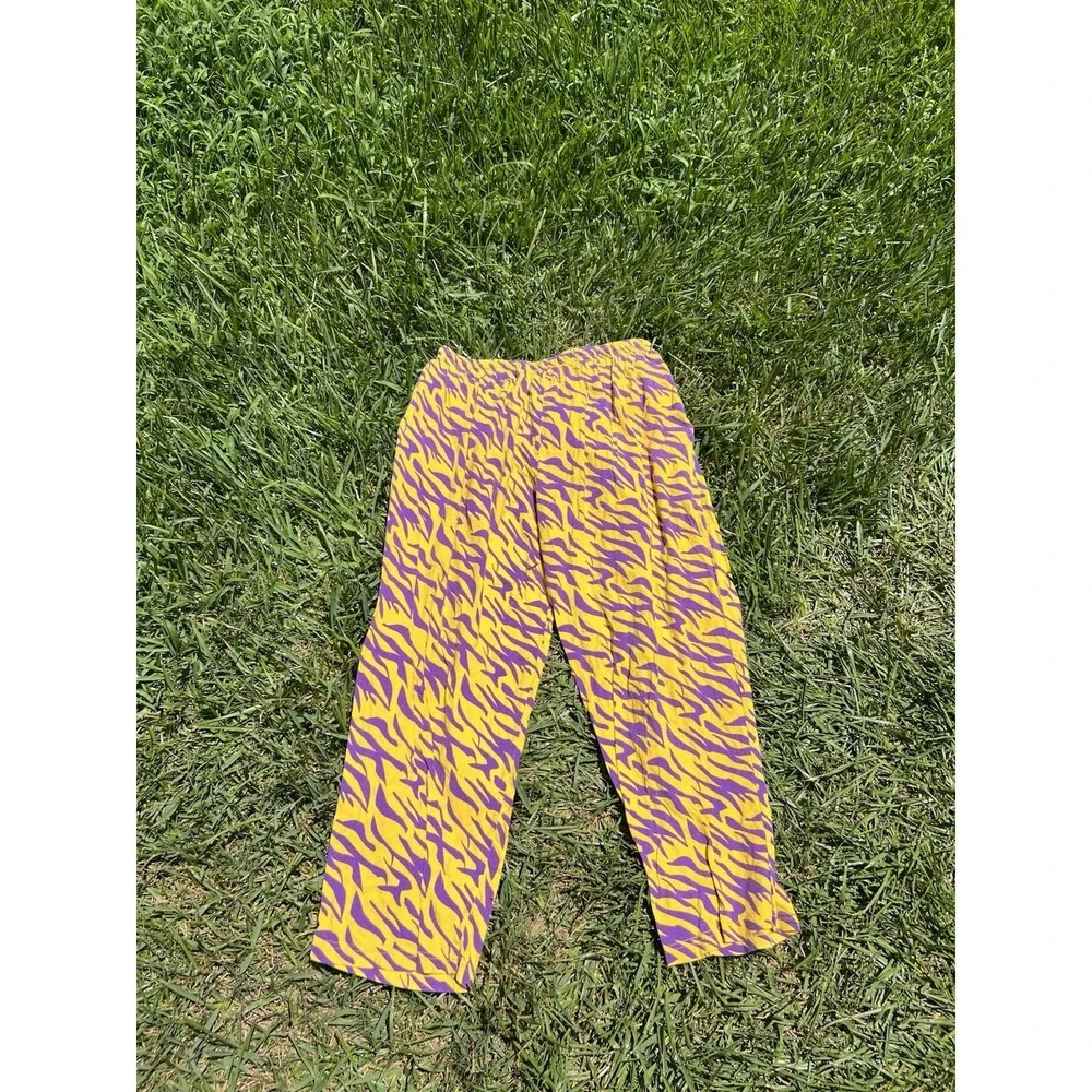 Concept Sports Sleepwear LSU Pajamas Pants Sz XXL Logo Tiger Stripes